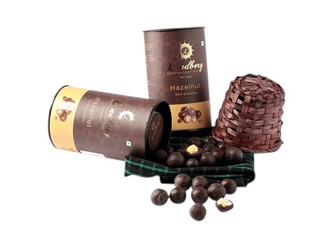 Lindberg Hazelnut - Dark Chocolate Coated Nuts, 100 g
