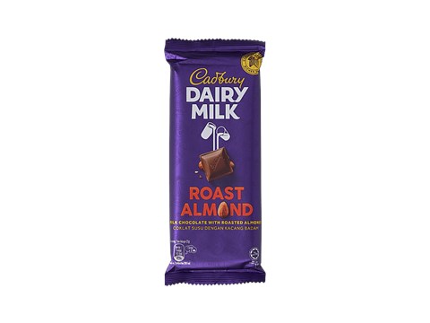 Cadbury Imported Dairy Milk Chocolate - Roast Almond, 130 g