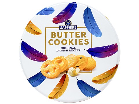 Sapphire  Butter Cookies - Original Danish Recipe, 150 g