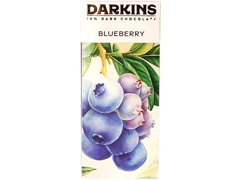Darkins 70% Artisanal Dark Chocolate With Blueberries, 50 g