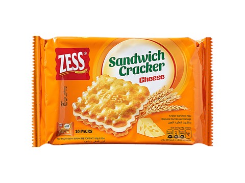 Zess Cheese Sandwich Cracker, 180 g