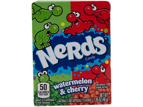 Wonka Nerds Watermelon & Cherry Candy, 46 g