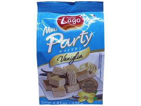 Gastone Lago Mini Party Wafers Vanila cream, 125 g