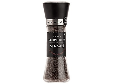 Sprig Sichuan Pepper & Sea Salt Grinder, 200 g