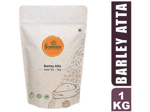 Graminway Barley Atta - Healthy Alternative To Wheat Flour, Helps In Diabetes Management, 1 kg