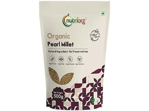Nutriorg Organic Pearl Millet, 500 g