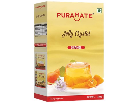 Puramate Jelly Crystal - Orange, 100 g