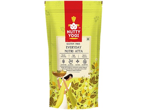 Nutty Yogi Everyday Nutri Flour - Gluten Free, 1 kg