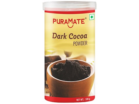 Puramate Dark Cocoa Powder, 100 g