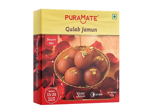 Puramate Gulab Jamun - Dessert Mix, 175 g