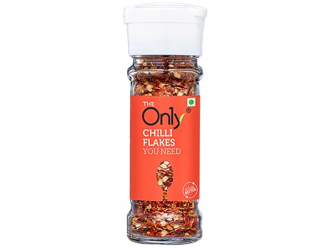 On1y Chilli Flakes Seasoning For Pizza, Pasta & Snacks, 34 g