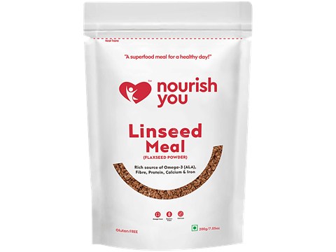 Nourish you Linseed Meal Mix/Flaxseed Powder - Gluten Free, 200 g