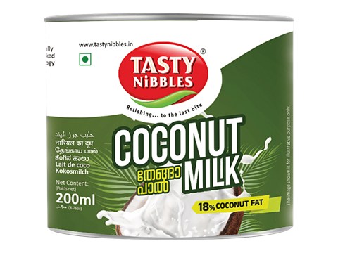 Tasty Nibbles Coconut Milk, 200 ml