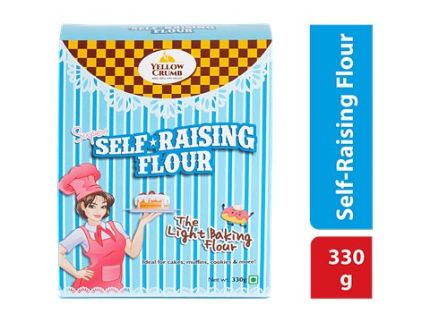 Yellow Crumb Self Raising Baking Flour, 330 g