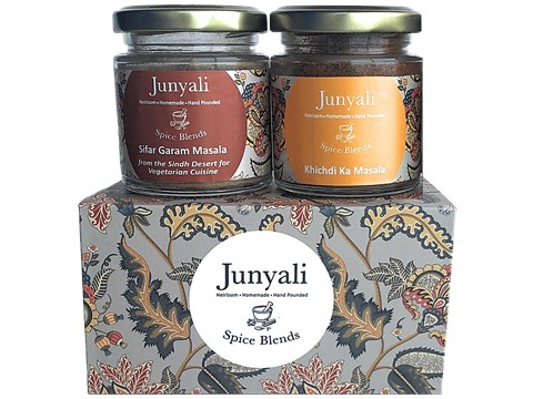 Cafe Junyali Combo Pack - Sifar Garam Masala & Khichdi Ka Masala, 50g + 50g