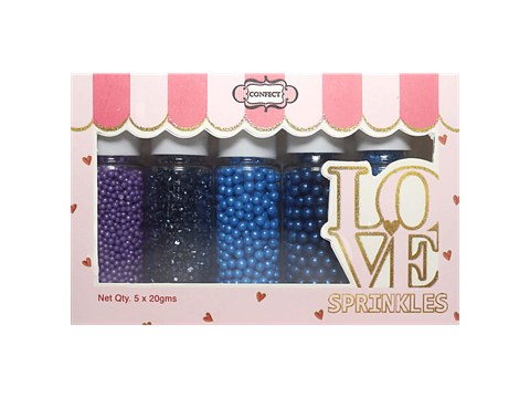 Confect Disco Ball Mashup Sprinkles - Love For Baking, 100 g