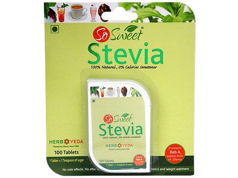 So Sweet Stevia Tablets, 100 pcs