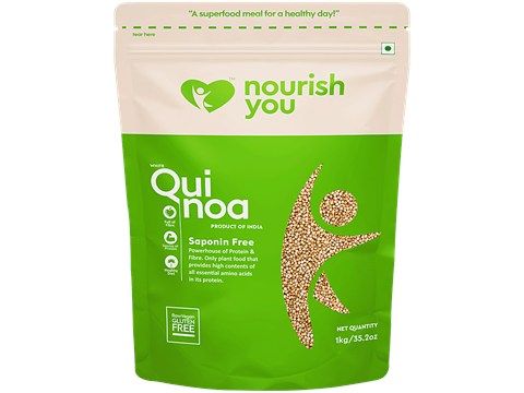 Nourish you White Quinoa - Gluten Free, 1 kg