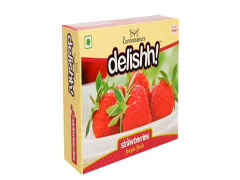 Delishh Strawberries - Frozen Fresh, 500 g