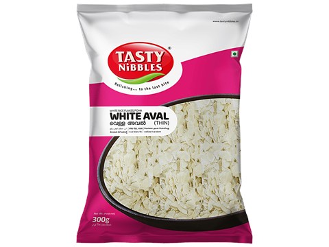 Tasty Nibbles White Aval Thin, 300 g