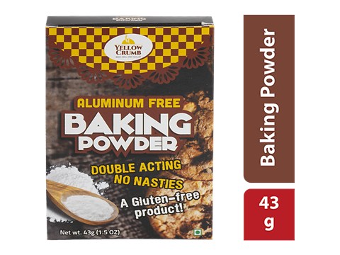 Yellow Crumb Aluminum Free Baking Powder, 43 g