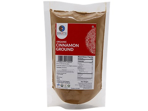 Dhatu Organics & Naturals Powder - Organic Cinnamon, 100 g