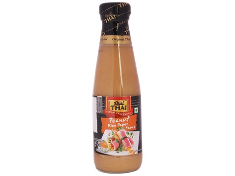 REAL THAI Peanut Rice Paper Sauce, 185 ml