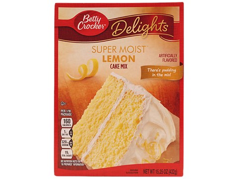 Betty Crocker Super Moist Cake Mix - Lemon, Imported, 432 g
