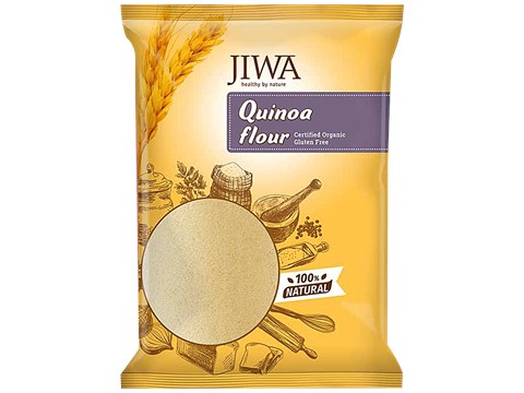 Jiwa Organic Quinoa Flour - Natural & Gluten Free, 900 g