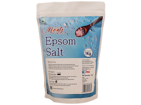 Mirintz Epsom Salt - Eases Pain & Aches, Good For The Skin, 1 kg