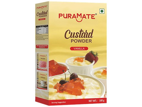 Puramate Custard Powder - Vanilla, 100 g
