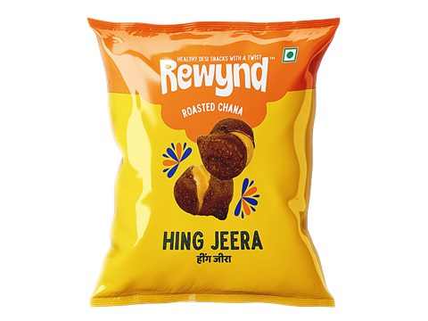 Rewynd Roasted Chana - Hing Jeera, 140 g