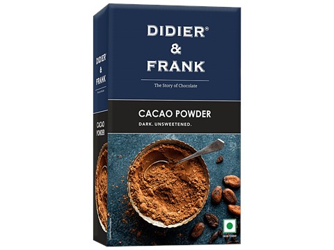 Didier & Frank  Pure Cacao Powder - Unsweetened, Dark, 80 g