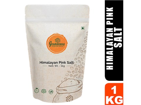 Graminway Himalayan Pink Salt - Natural Minerals Rich Seasoning, Enhances Taste & Flavour, Maintains Electrolytes Balance, 1 kg