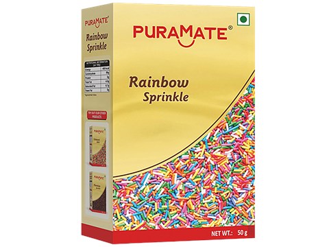 Puramate Rainbow Sprinkle, 50 g