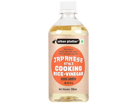 Urban Platter Japanese Style Cooking Rice Vinegar Hon Mirin, 500 ml