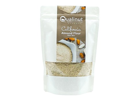Qualinut Gourmet California Almond Flour - With Skin, Natural, Un-Blanched & Gluten-Free, 300 g