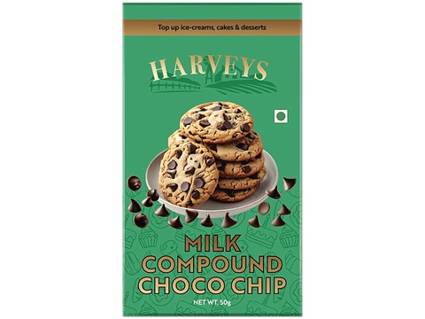 Harveys  Milk Compound Choco Chips, 50 g