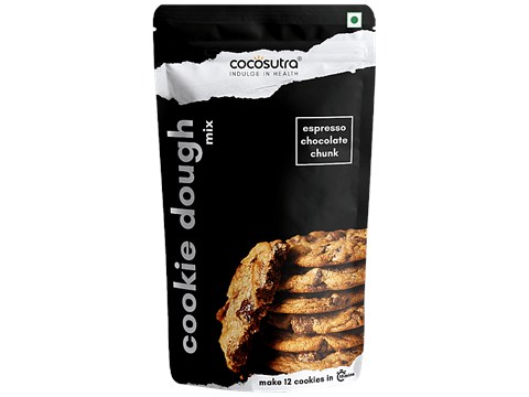 Cocosutra Cookie Dough Mix - Espresso Chocolate Chunk, 220 g
