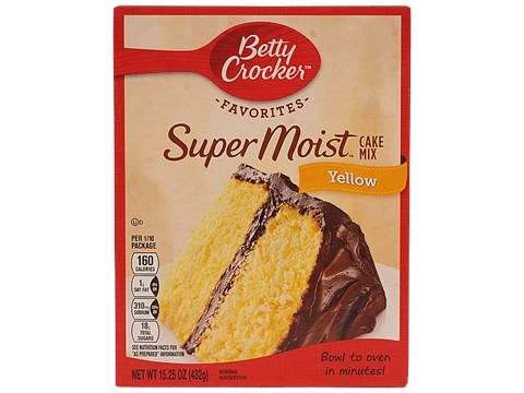 Betty Crocker Super Moist Cake Mix - Yellow, 432 g
