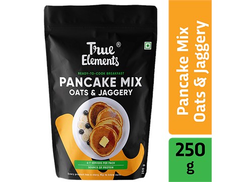 True Elements Oats & Jaggery Pancake Mix, 250 g