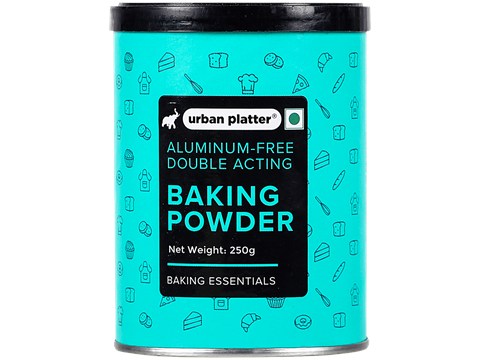 Urban Platter Double Acting Baking Powder - Aluminum-Free, Vegan, Gluten-Free, 250 g
