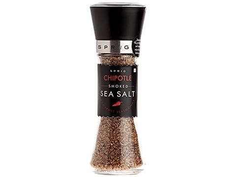 Sprig Chipotle Smoked Sea Salt Grinder, 200 g