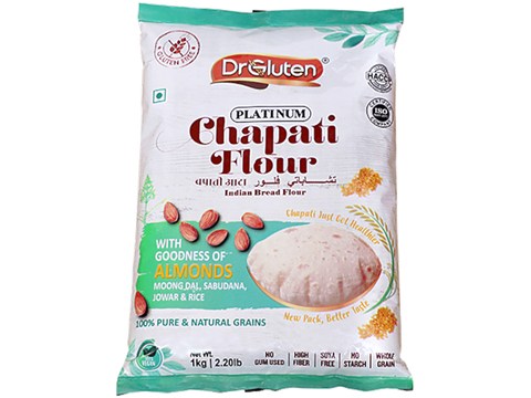 DrGluten Multigrain Platinum Chapati Flour Atta - Gluten Free, 1 kg