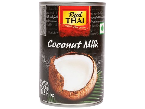 REAL THAI Coconut Milk - 17-19%, 400 ml