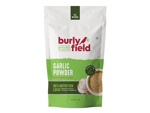 Burlyfield Garlic Powder - Natural, Rich In Antioxidants, Immunity Booster, 25 g