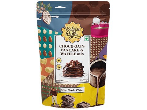 The Belgian Waffle Co Choco Oats Pancake & Waffle Mix, 250 g