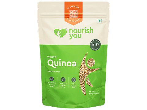 Nourish you White Quinoa - Gluten Free, 500 g
