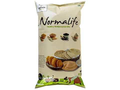 Supreem Super Foods Normalife - Multipurpose Flour Mix, Wheat, Fenugreek & Black Seeds, 5 kg
