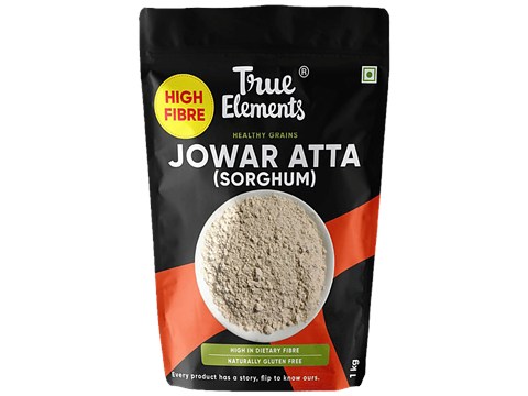 True Elements Jowar Atta/ Sorghum - High In Dietary Fibre, 1 kg